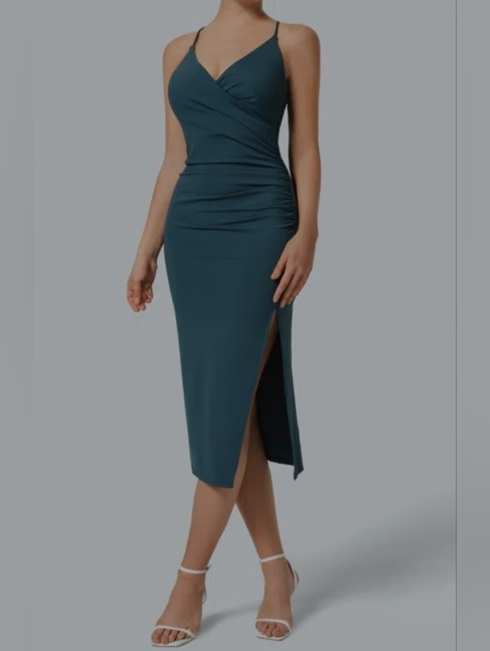 Lace-Up Bodycon Dress